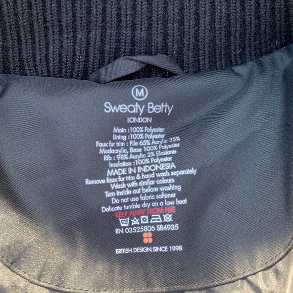 NEW Sweaty Betty North Pole Primaloft Jacket-Black - Picture 10 of 13